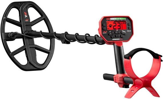 MINELAB VANQUISH 540 MULTI-FREQUENCY PINPOINTING METAL DETECTOR WITH IRON BIAS & V12 12"X9" DOUBLE-D WATERPROOF COIL