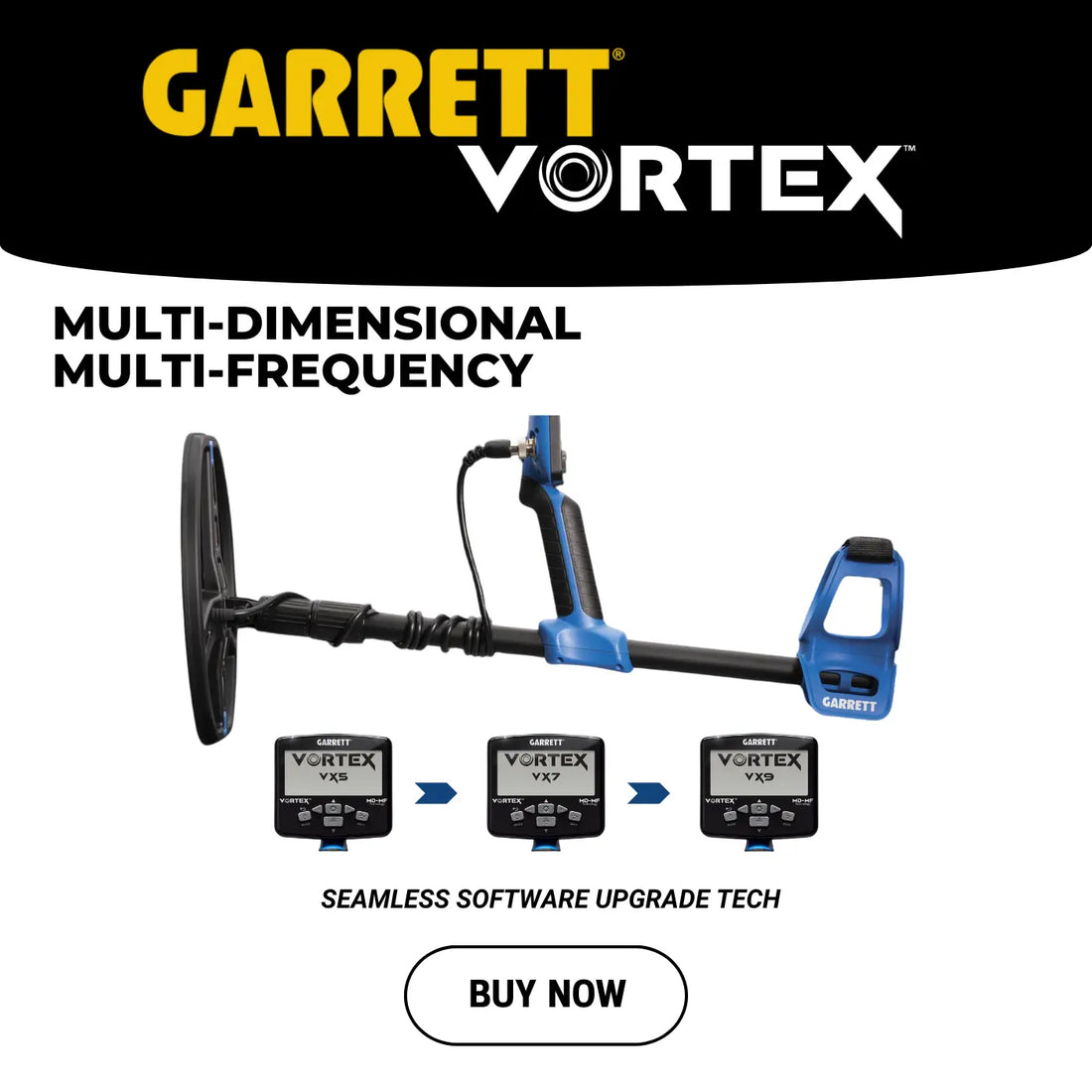 Garrett Vortex Metal Detector VX5 VX7 VX9