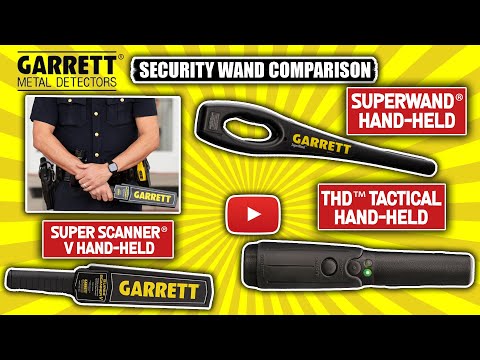 Hand Held Metal Detectors  Security Metal Detector Wands