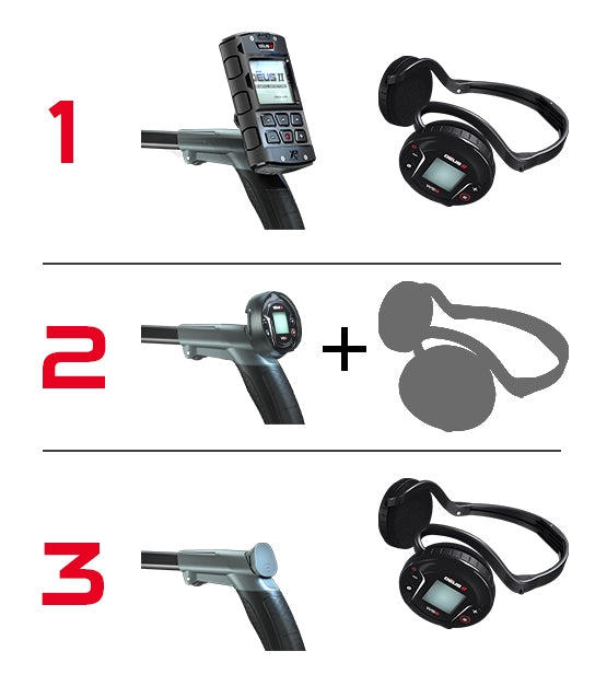 XP DEUS 2 Waterproof Multi Frequency Metal Detector with FMF Coil - Choose  Accessories