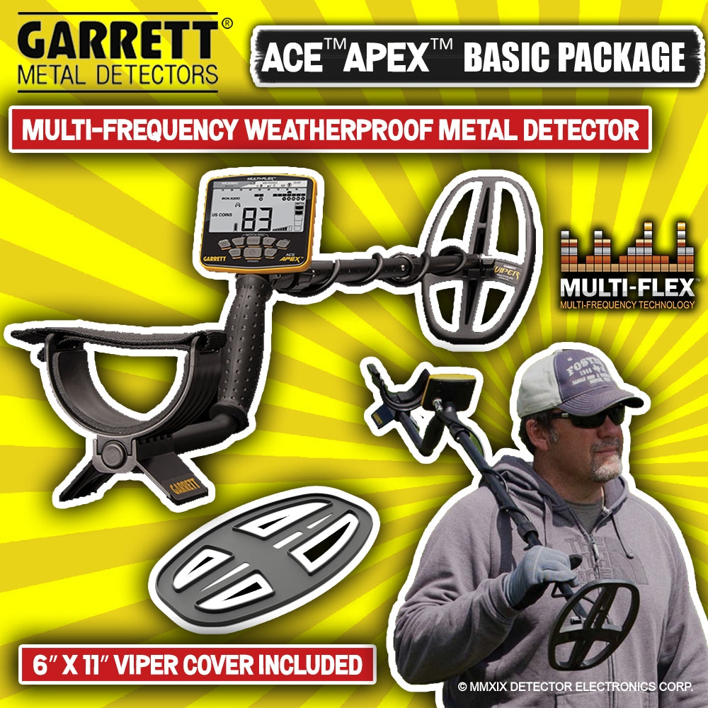 ACE APEX Garrett Detector de Tesoros Tapados Multifrecuencia Simultanea