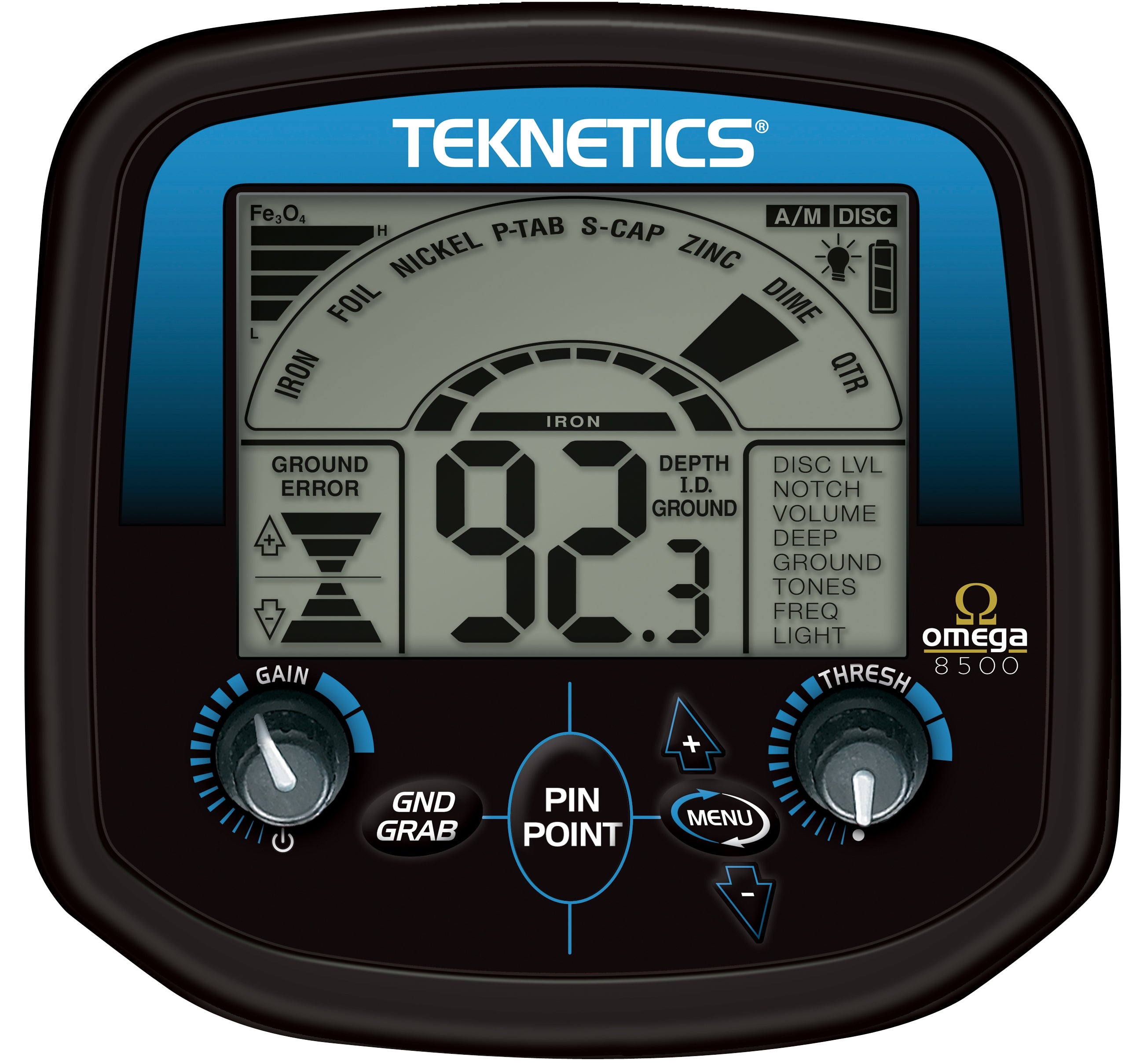 Teknetics Omega 8500 Metal Detector with Waterproof 11