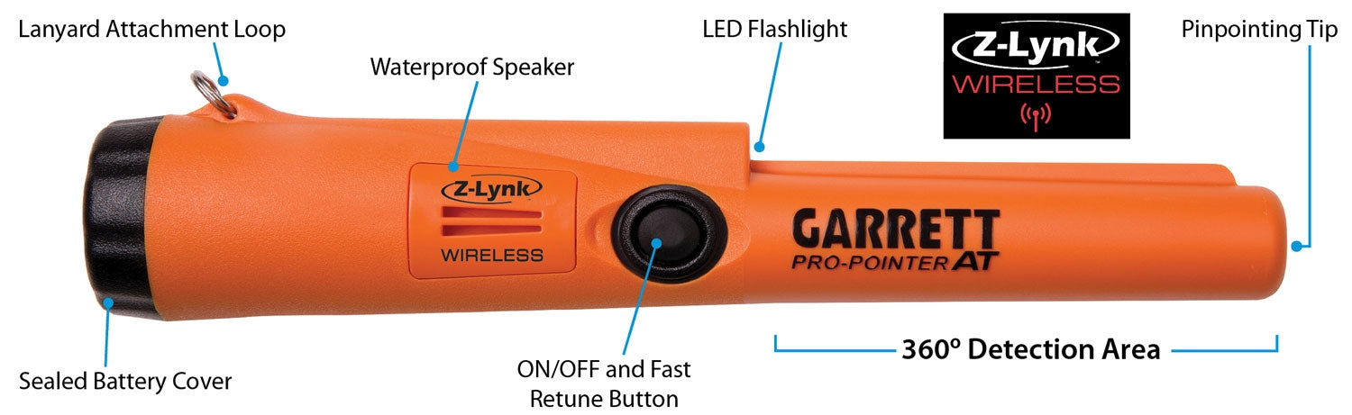 Garrett Pro-Pointer® AT Waterproof Z-Lynk Wireless Pinpointing