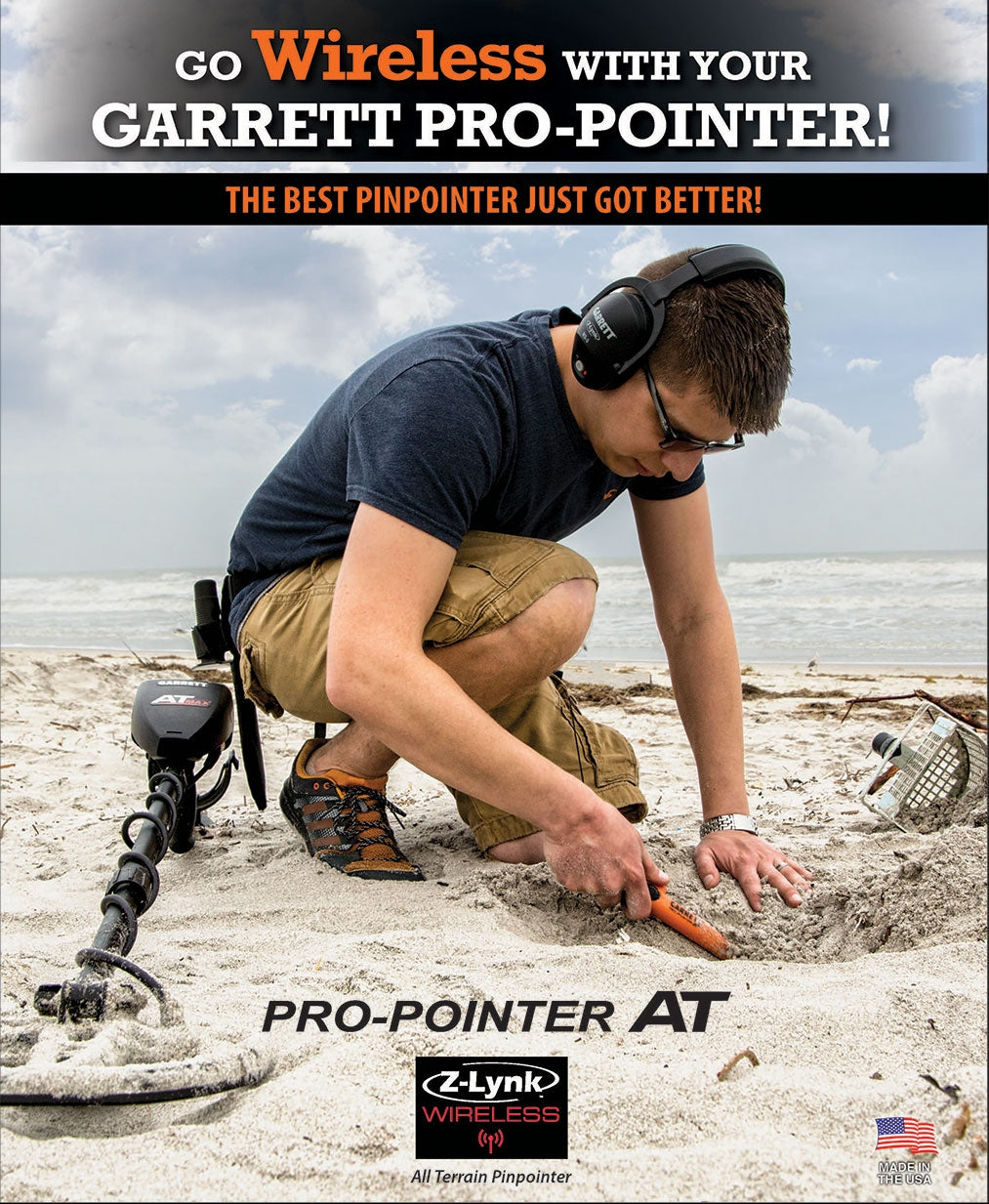 Garrett Pro-Pointer® AT Waterproof Z-Lynk Wireless Pinpointing