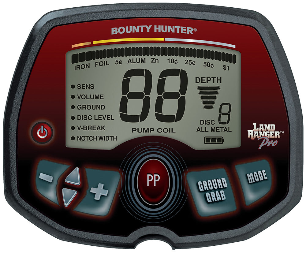 Bounty Hunter Land Ranger Pro Metal Detector with 11